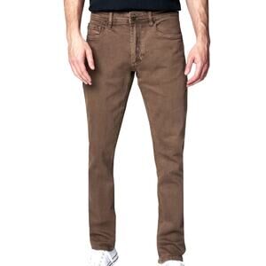BlankNYC Cotton Stretch Denim Jeans Wooster Slim Fit Sandcastle Brown 38x32 Mens